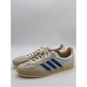 Adidas Originals Gazelle Indoor Off White Blue Shoes JH5419 Mens Size 11.5 New!